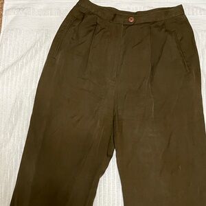 Vintage silk trousers